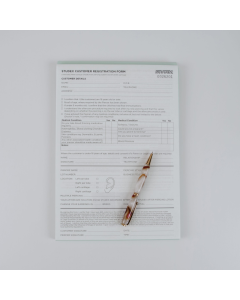 Studex- Ear Piercing Registration Form Pad Of 100