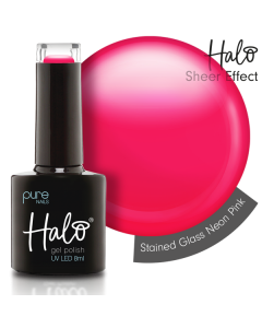 Halo Gel Polish-Stained Glass Neon Pink 8ml