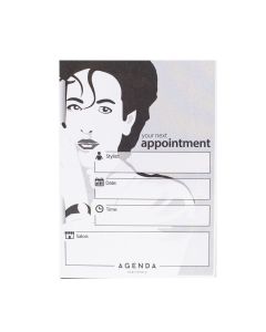 Agenda Appointment Cards - Grey/White 100pk