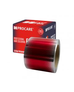 Procare Premium Red Fade Hair Foil Roll 100MM X 225M