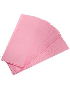 Pink Wax Strips (100)